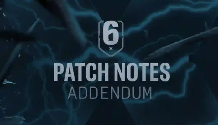 Rainbow Six Siege Update 1.000.105 Patch Notes for PS5 & XSX